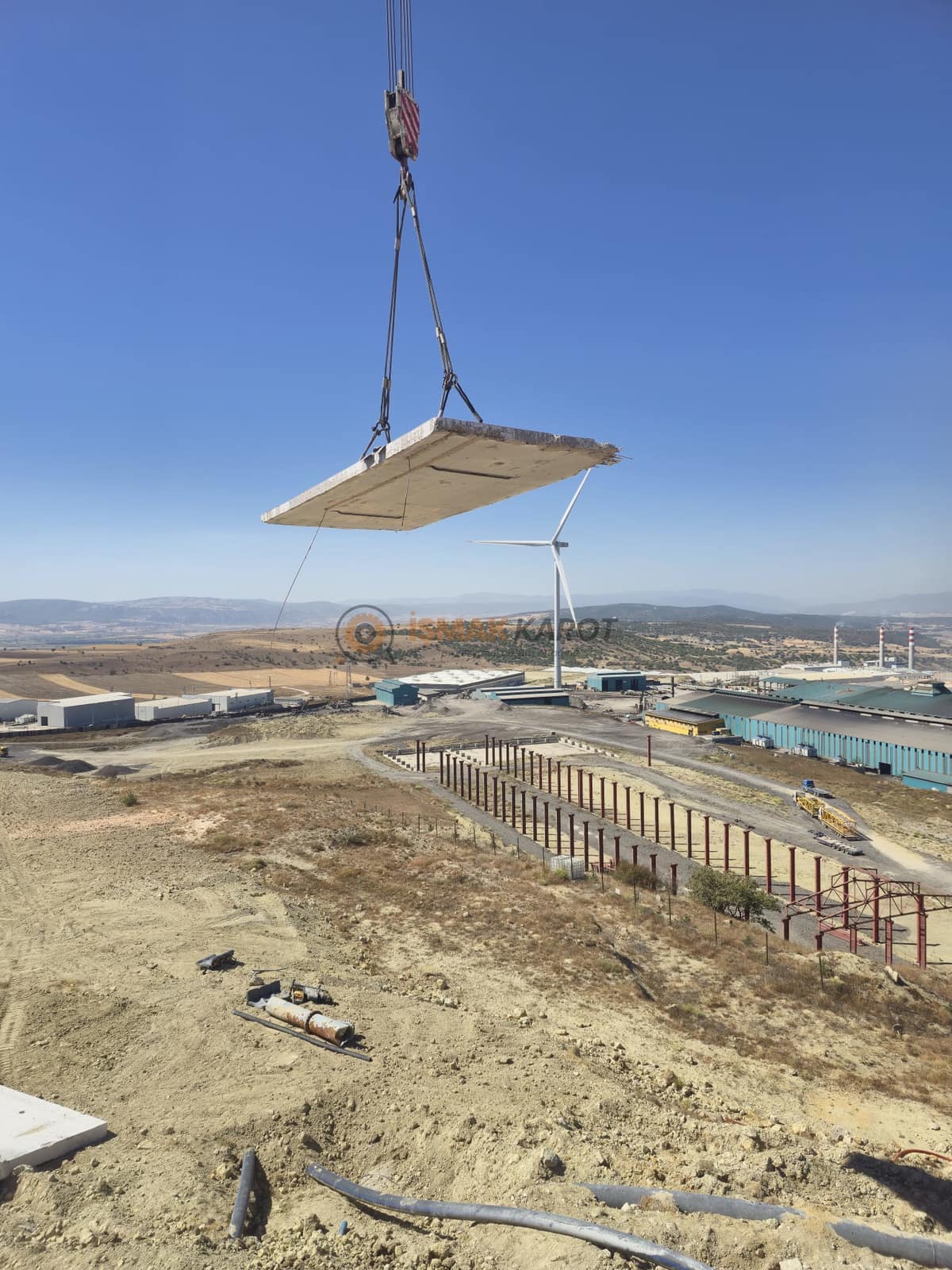Beton filiz ekimi — İşmak Karot saha uygulaması