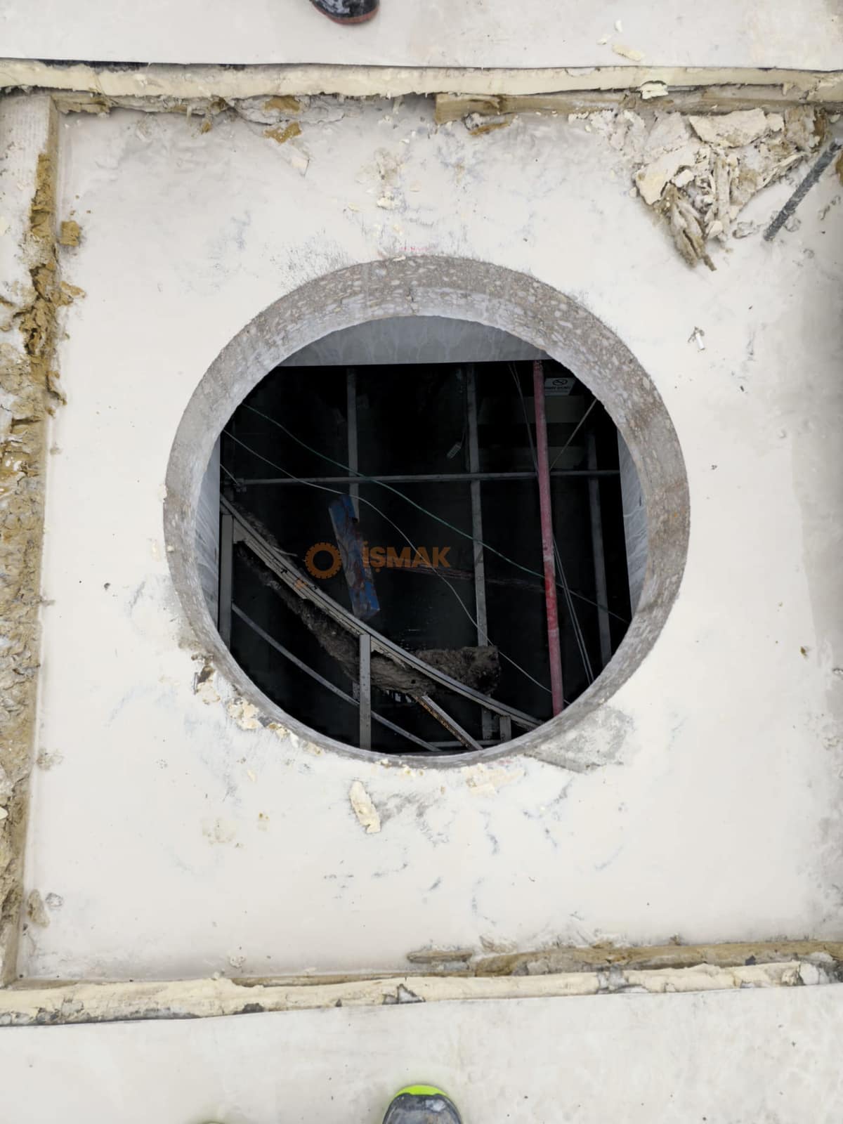Beton silim parlatma derz kesme — İşmak Karot saha uygulaması