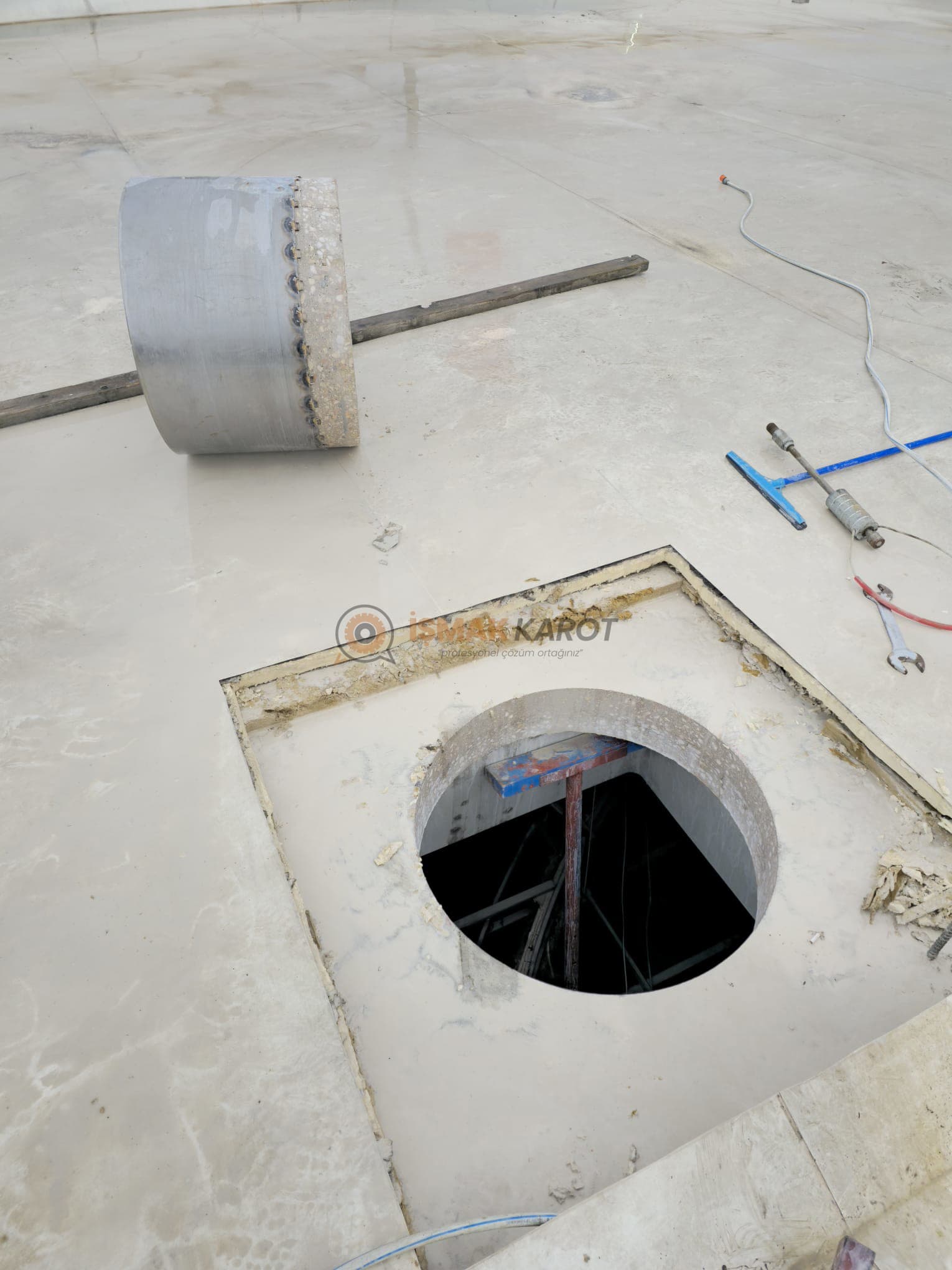 Adana karot ve beton kesme — saha görseli