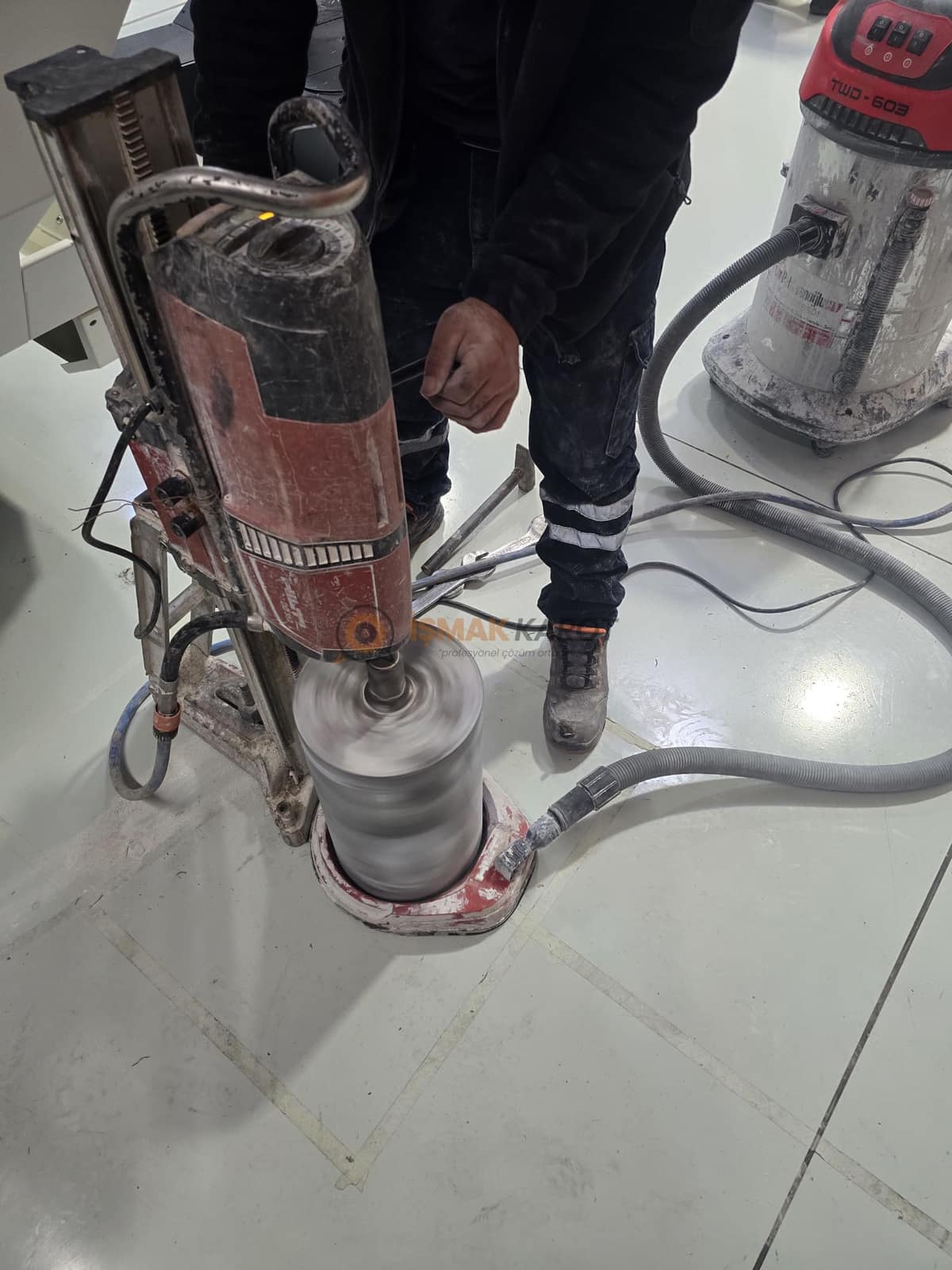 Beton kirma yikim islemleri — İşmak Karot saha uygulaması