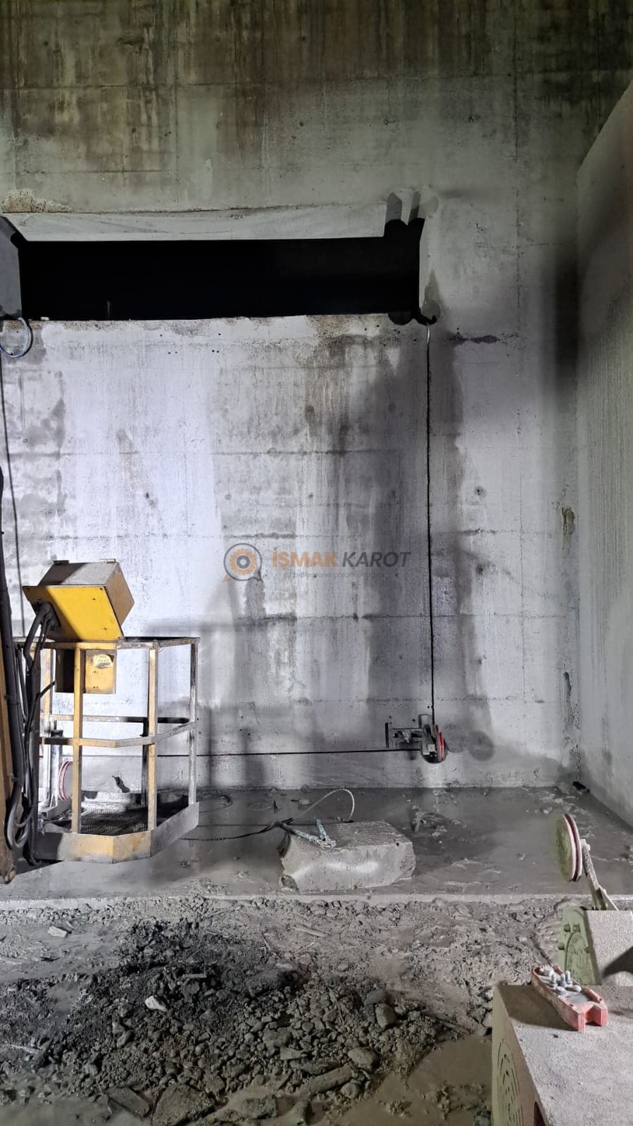 Konya karot ve beton kesme — saha görseli